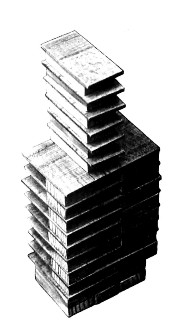 《表面处理练习：标准化木块制作的玩具》，包豪斯第一学期课程作业（1924）