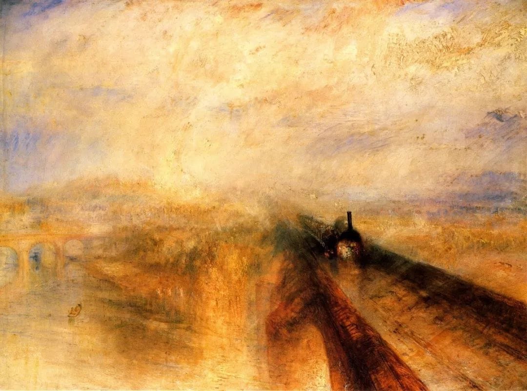 《雨、蒸汽和速度》透纳（1844）